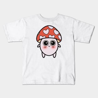 Cute Little Mushroom Man Kids T-Shirt